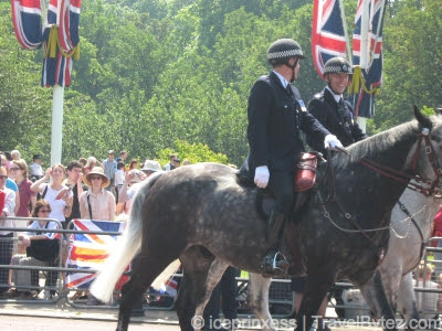 Buckingham Palace Royal Guards and horse