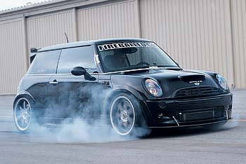 Fireballed Mini 500 bhp car picture