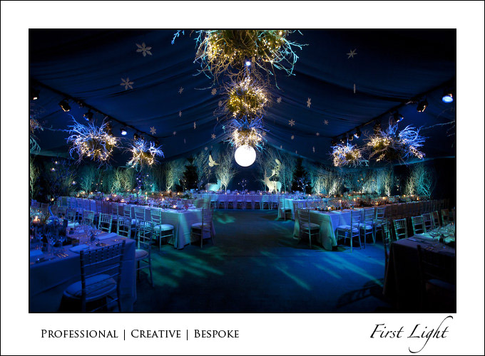 winter forest wedding