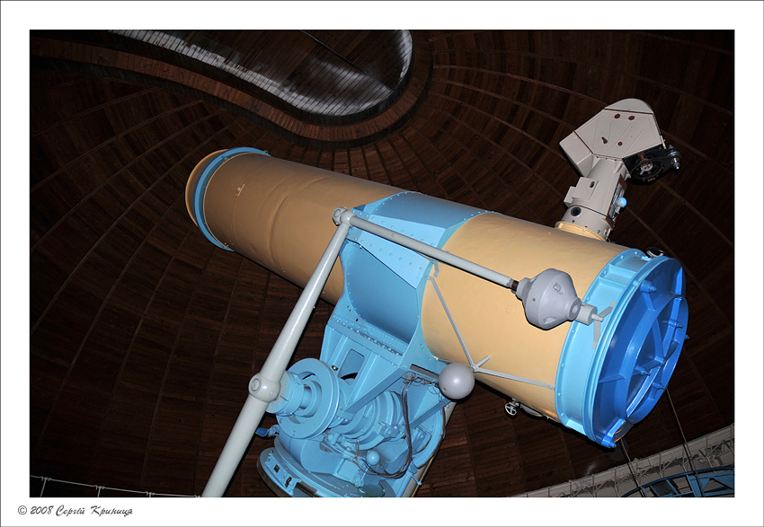 Первый немецкий телескоп в Крымкой обсерватории