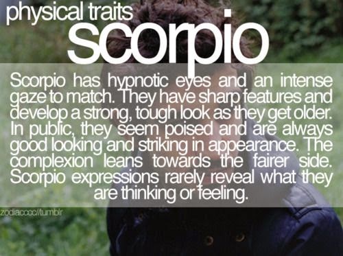 Scorpio Physical Traits Scorpio Quotes