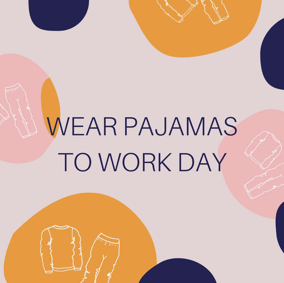 Wear Pajamas to Work Day Wishes