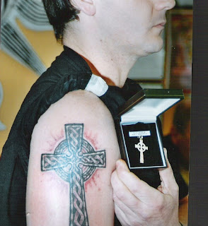 Irish Celtic Cross Tribal Tattoos