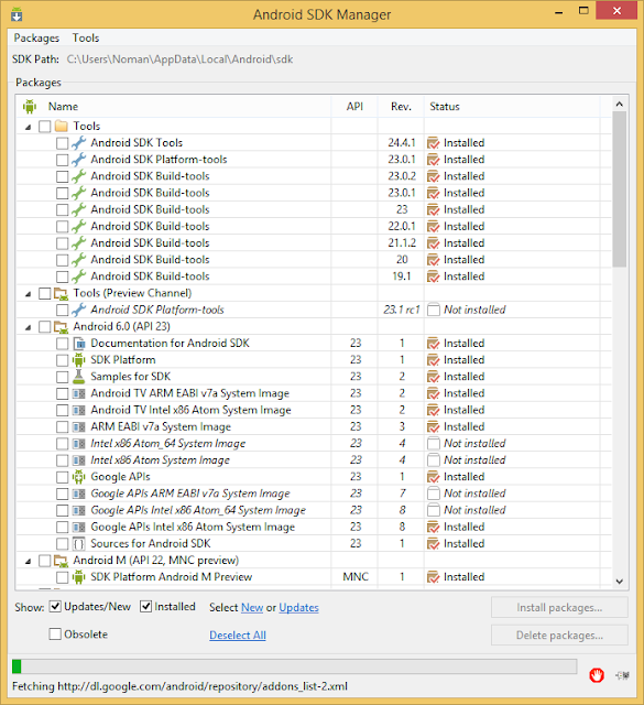 SDK Manager