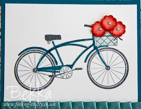 Pedal Presents Congratulations Card by Bekka www.feeling-crafty.co.uk