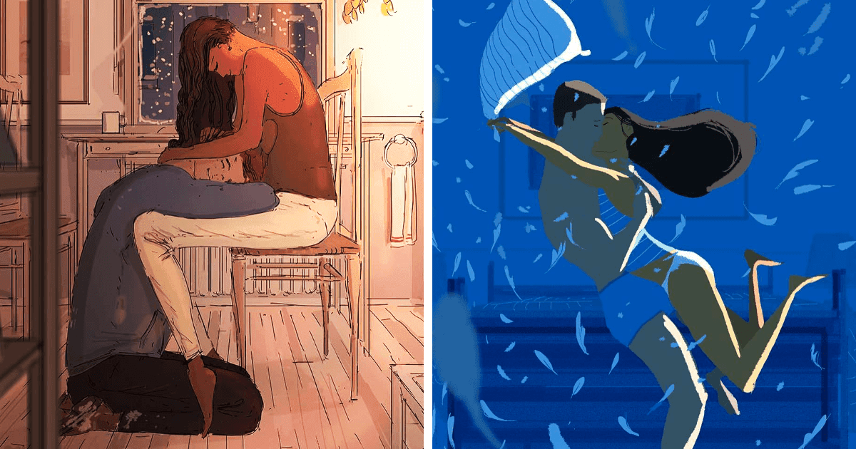 Artist Creates Soulful Illustrations Of His Everyday Life With His Wife