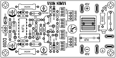 membuat class d amplifier d200