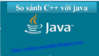 So sánh C++ với java