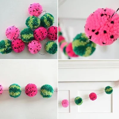 Decoração com Pompons - Customize sua casa