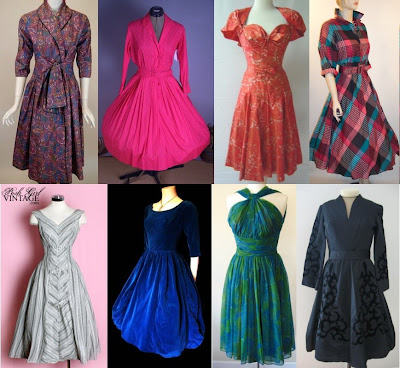 Vintage  Clothing on Fashion Me Fabulous  Vintage Picks  1950s Dresses