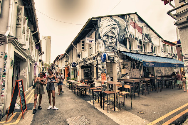 Haji lane-Quartiere arabo-Singapore