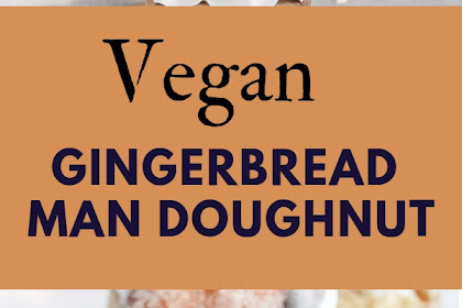 Vegan gingerbread man doughnut recipe