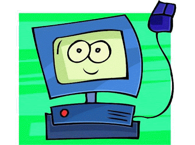 Cartoon computer technology clip art