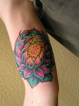 Sun Flower Tattoo Design - Arm Tattoo