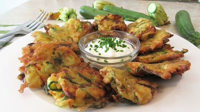 Breaded zucchini (piles) 