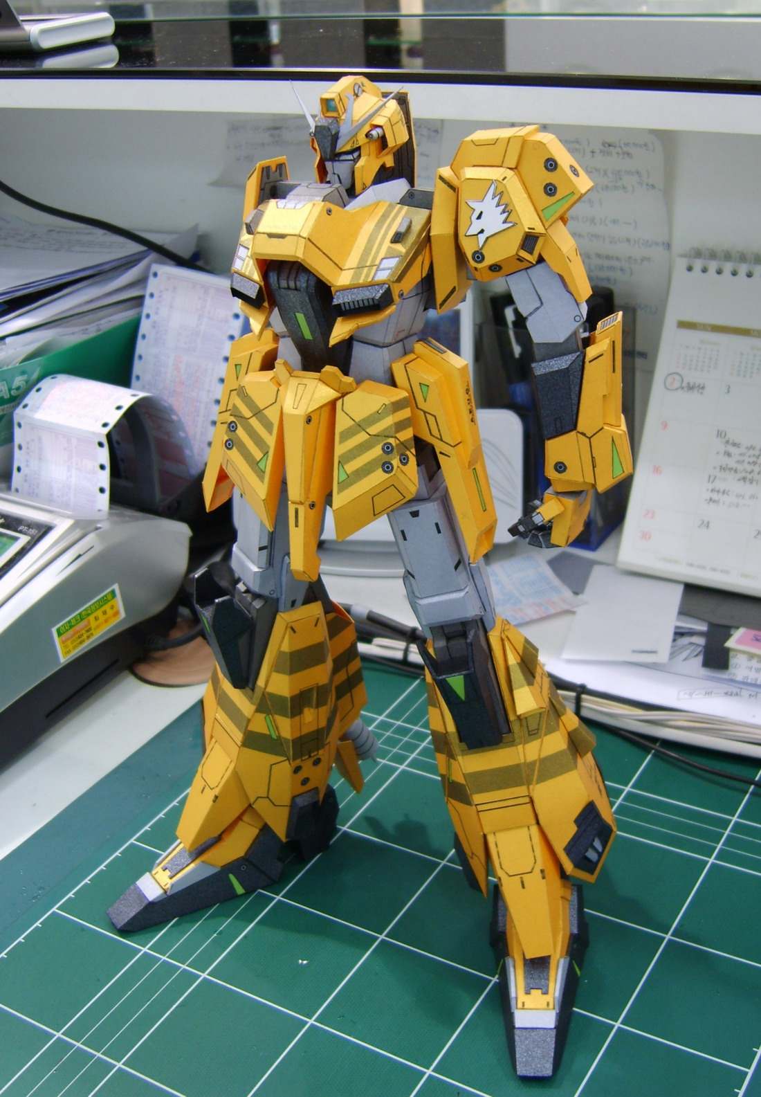 GUNDAM GUY: Gundam Papercraft: Gundam Evolve9 Gray Zeta Gundam -Gray ...