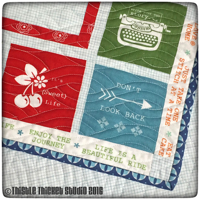 Farm Girl Vintage Layer Cake Block Quilt by Thistle Thicket Studio. www.thistlethicketstudio.com