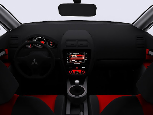 2011 mitsubishi cs concept cockpit view 2011 Mitsubishi CS