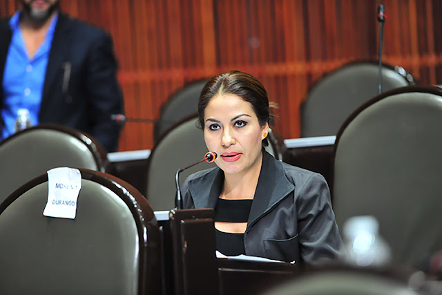 diputada Maribel Aguilera Chairez (Morena)