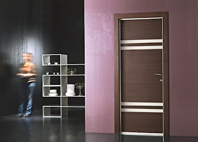 modern wooden door design for the interior