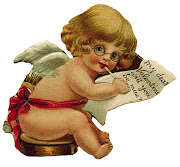 Vintage Valentines. I love this sweet little cherub wearing glasses while .