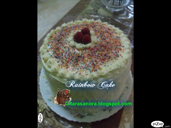 Roses of Nora: Rainbow Cake @ Kek Pelangi