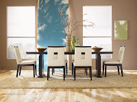 modern dining room table