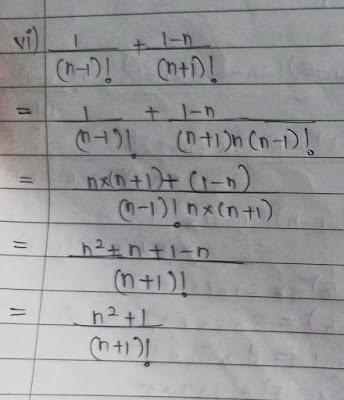 Factorial Notation 11th Class Maharashtra Board EXERCISE 3.2