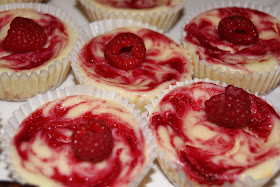 Raspberry Swirl Cheesecake