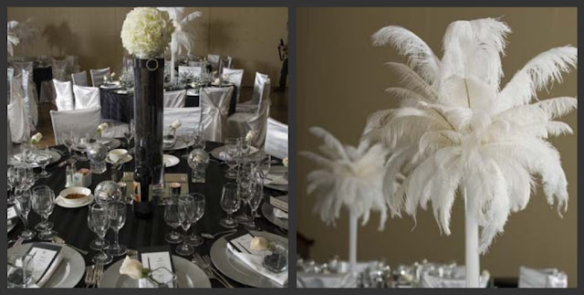Black And White Table Decorations Ideas