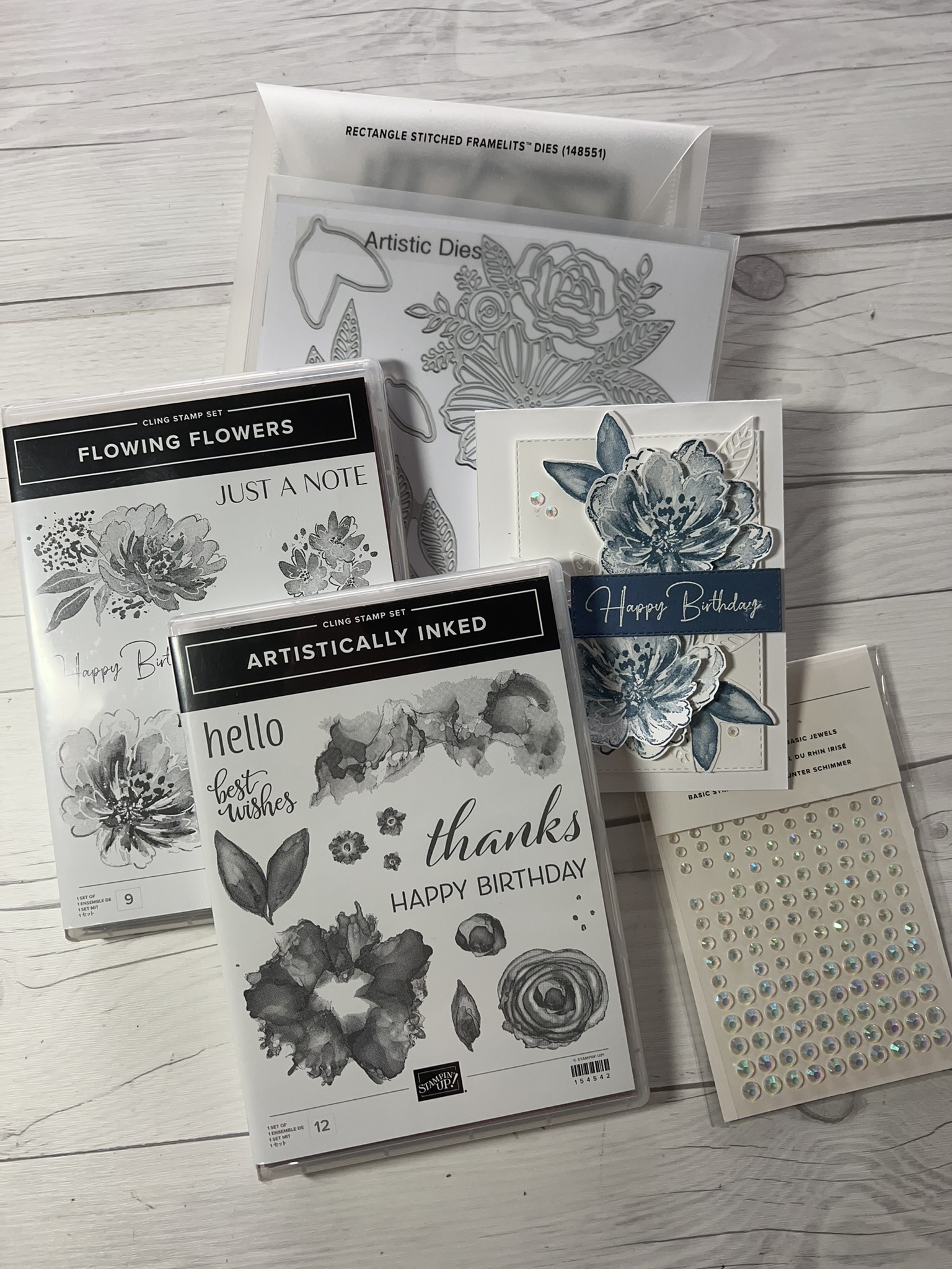 Stampin Up At Home Stamp and Die Sets* Used