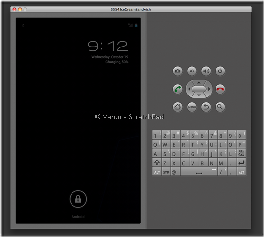 Android 4.0 SDK - Ice Cream Sandwich lock screen