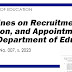 Guidelines on Recruitment, Selection, and Appointment in the Department of Education (DO 007, s. 2023)