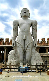 Bahubali statue, Shravanabelagola, Gomateshwara Bahubali Bhagwan mahamastakabhisheka, Gommateshwara Bahubali Bhagwan image, Lord Bahubali Swami image, Jain image