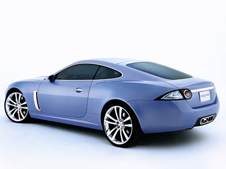 back side view of Jaguar XK8