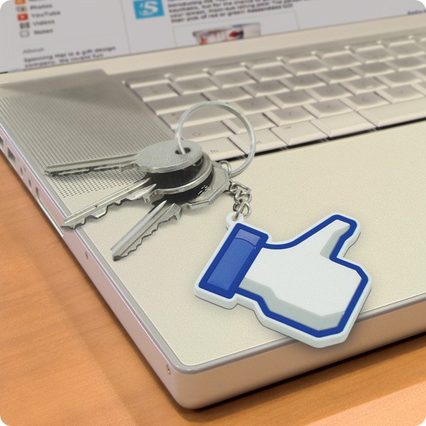 facebook like keychain