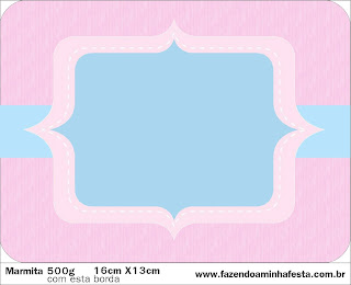 Pink and Light Blue: Free Printable Candy Bar Labels.