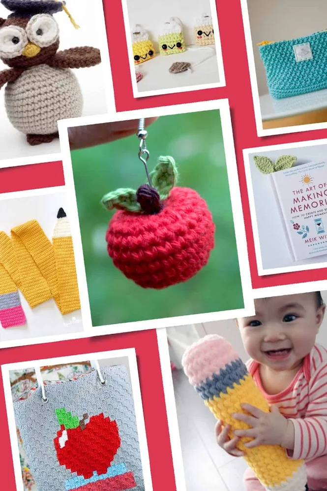 Crochet Teacher Gift Ideas - FREE Crochet Patterns