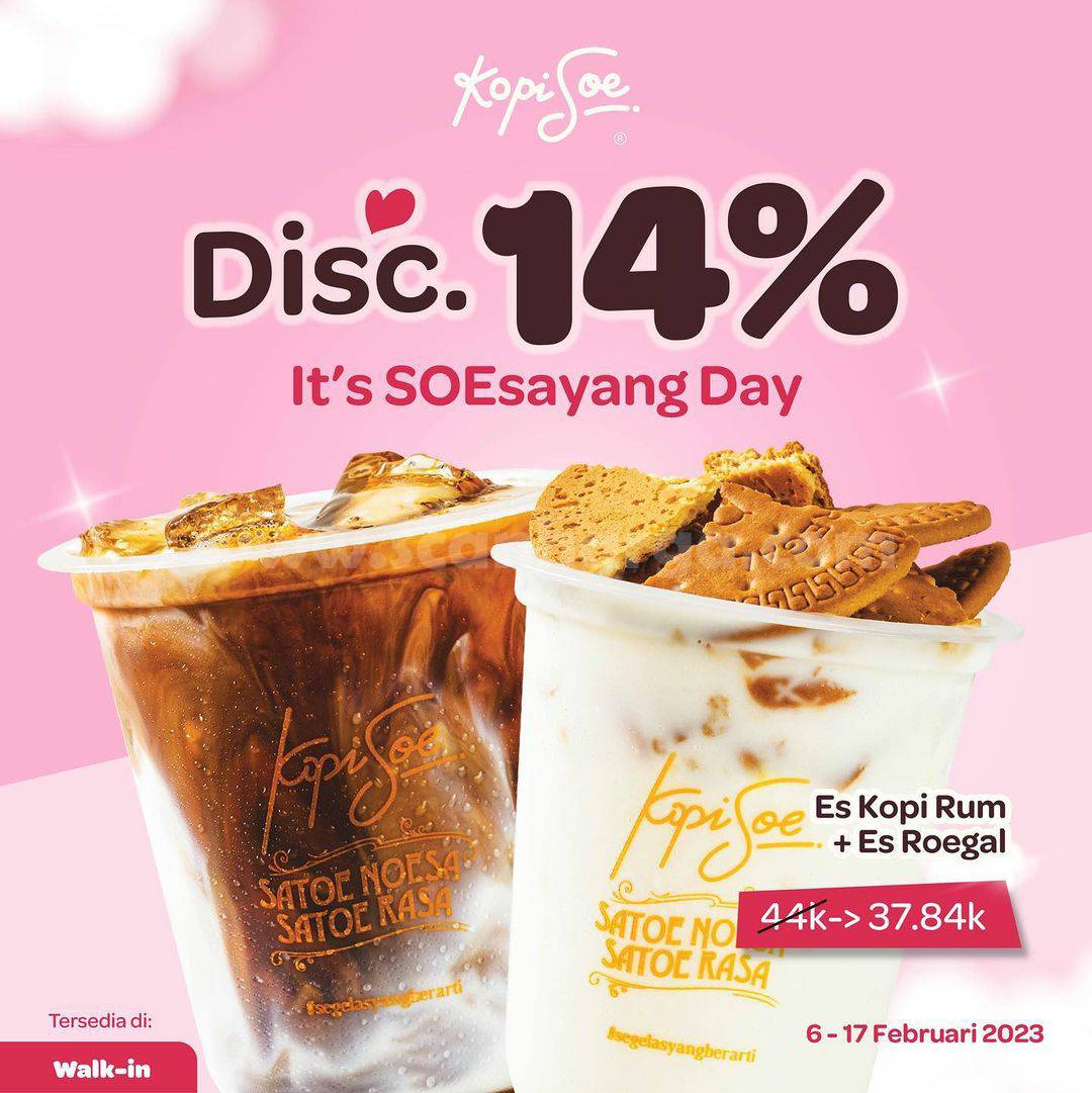 Promo KOPI SOE VALENTINE - DISKON hingga 14%