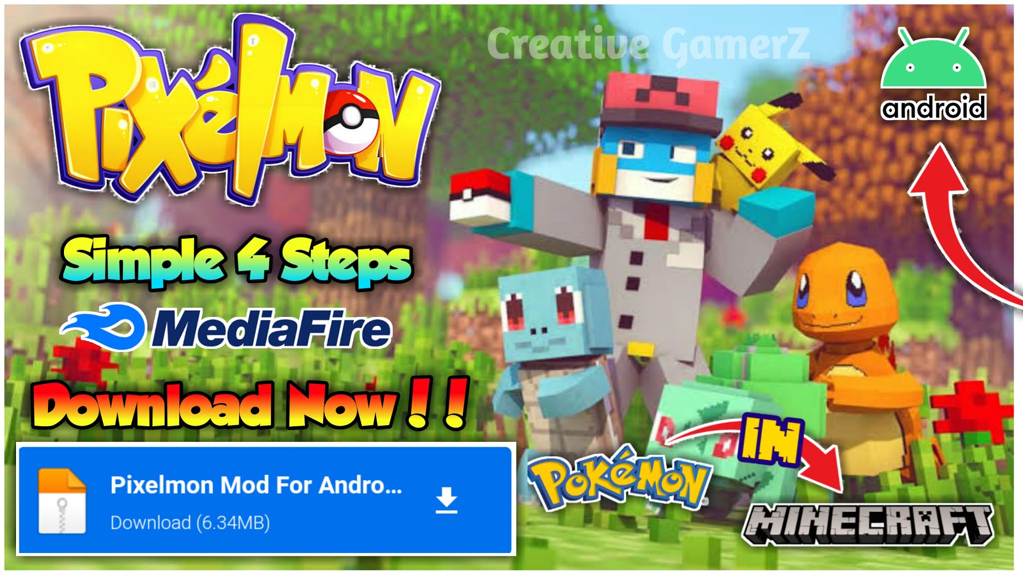 Mod PixelMon - Mod Pokemon for Minecraft PE MCPE APK do pobrania