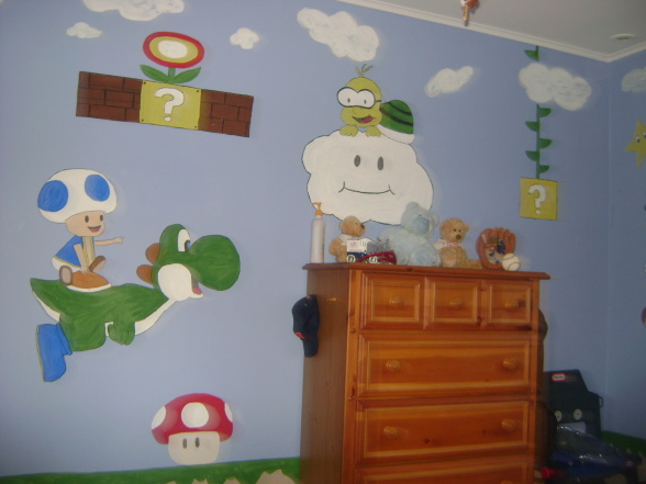 Super Mario Bedroom Decor