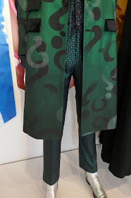 Gotham Riddler costume coat detail