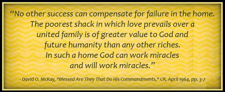Daily Thought From Modern Prophets David O Mckay On Love And Respect At Home