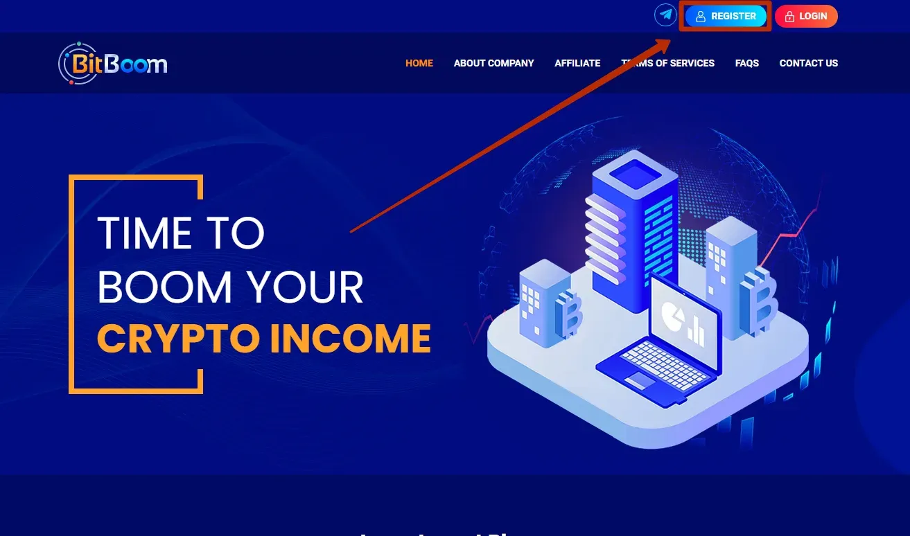 Регистрация в BitBoom