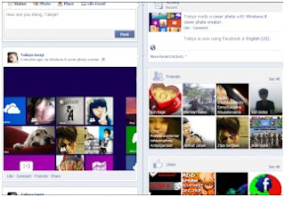 Membuat Tampilan Windows 8 Di Foto Kronologi Facebook