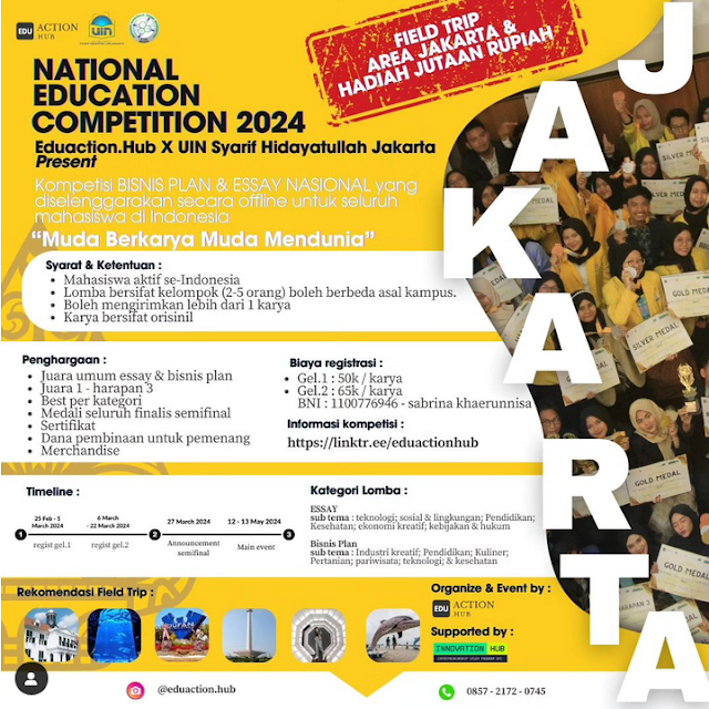 EDUACTION HUB SEASON 2 Ada Lomba Essay dan Business Plan Competitions