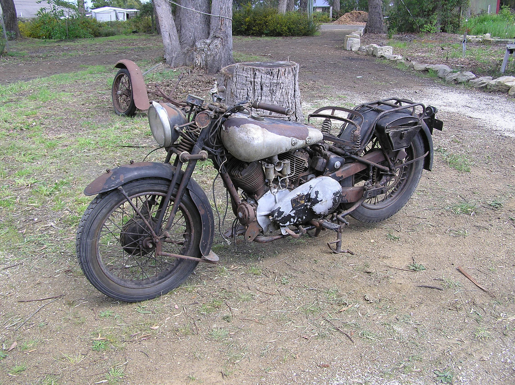 Just browsing flickr This amazing Brough Superior Barn Find In this case 