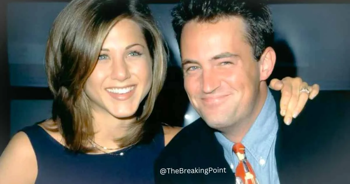 Jennifer Aniston and Matthew Perry in 1995.