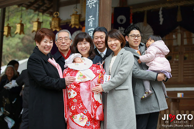 枚岡神社のお宮参り出張撮影