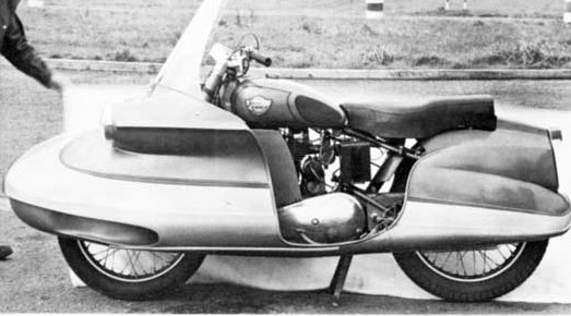 Royal Enfield Dreamliner brought streamlining to motorcycles.